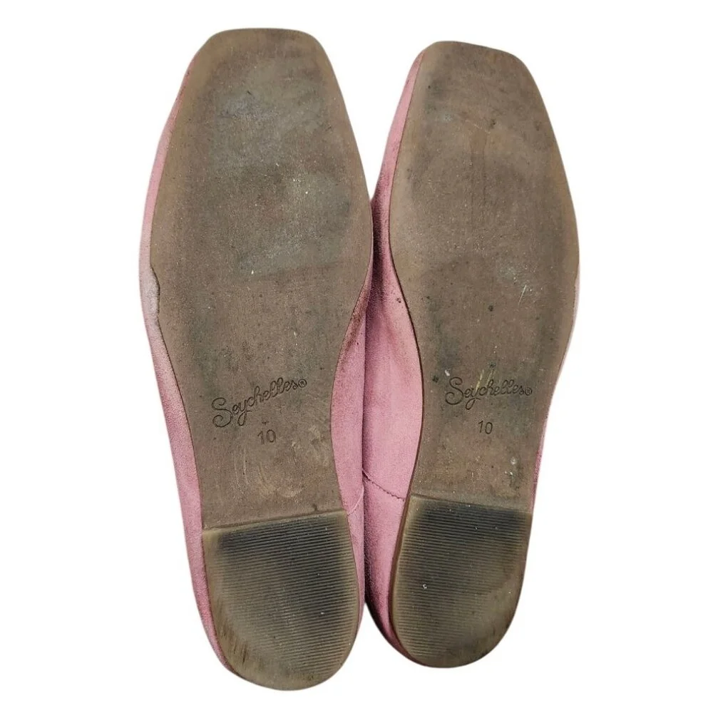 Seychelles City Streets Rose Suede Leather Ballet Flats Seychelles Size 10